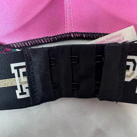 Pink Victoria’s Secret red plaid wear anywhere lightly lined bra size 34A - Picture 8 of 12